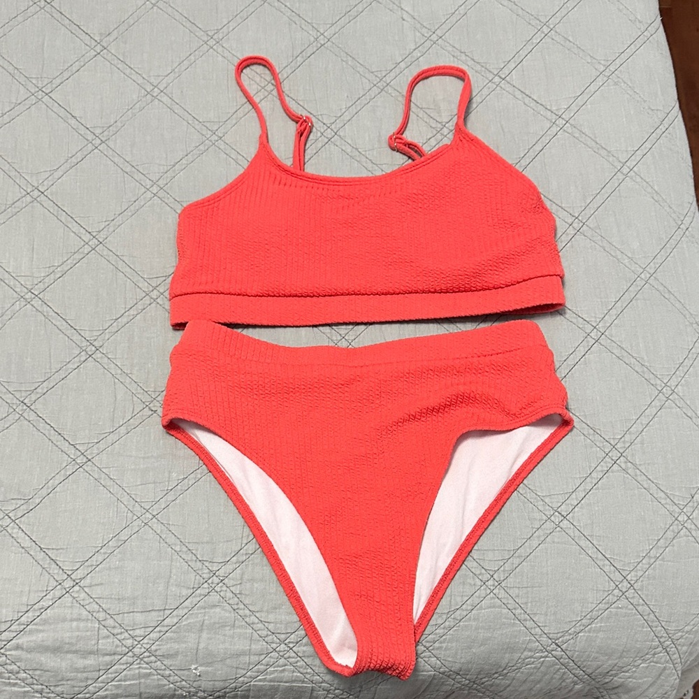 Coral Bikini Set